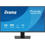 iiyama ProLite X2491HS-B1 23.8" Moniteur  Noir, 120 Hz, HDMI, DisplayPort, Audio