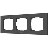 Aqara Cadre pour switches H2 EU 3 groupes, Diaphragme Gris