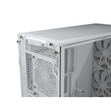 Corsair FRAME 5000D WOOD RS boîtier midi tower Blanc/bois | 3x USB-C | Window