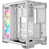 Corsair iCUE LINK 6500X RGB boîtier midi tower Blanc | 4x USB-A | 1x USB-C | RGB | Verre Trempé