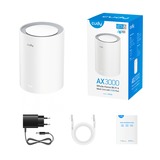 Cudy Cudy AX3000 Wi-Fi 6 Mesh  2.5G Solution, Routeur maillé Blanc