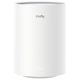 Cudy M3000 (1-Pack), Routeur maillé Blanc, AX3000 2.5G Mesh Wi-Fi 6