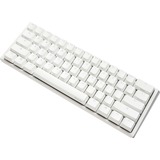 Ducky One 3 Mini White, clavier gaming Blanc/Argent, Layout BE, Cherry MX RGB Brown, LED RGB, 60%, ABS