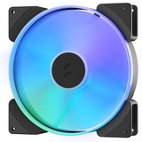 Fractal Design Prisma AL-18 ARGo PWM, Ventilateur de boîtier Noir/Blanc, Connecteur PWM à 4 broches pour le ventilateur
