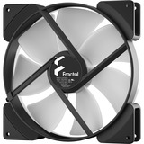 Fractal Design Prisma AL-18 ARGo PWM, Ventilateur de boîtier Noir/Blanc, Connecteur PWM à 4 broches pour le ventilateur