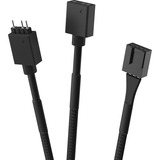 Fractal Design Prisma AL-18 ARGo PWM, Ventilateur de boîtier Noir/Blanc, Connecteur PWM à 4 broches pour le ventilateur