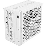 NZXT C1000 Gold ATX 3.1 alimentation modulaire 1000 watt Blanc, 1x 12V-2x6, 3x PCIe
