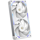 NZXT F240X RGB ventilateurs de boîtier Blanc, 2 pièces, 240 x 120 x 30 mm, PWM