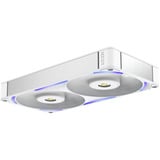 NZXT F240X RGB ventilateurs de boîtier Blanc, 2 pièces, 240 x 120 x 30 mm, PWM