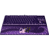 Razer Ornata V3 Tenkeyless - Pokémon Espeon & Umbreon Edition RGB clavier gaming Violet, Layout US (QWERTY), Razer Hybrid-Mecha-Membran, 80% (TKL)