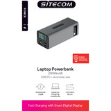 Sitecom SiCo Laptop Powerbnk 100W PD 20000mAh, Powerbank Gris foncé