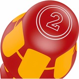 Wera 160 i/162 i/167 i/9 Jeu de tournevis Kraftform Plus Série 100, 9 pièces Rouge/Jaune