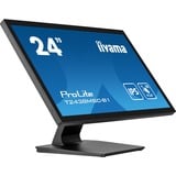 iiyama ProLite T2438MSC-B1 23.8" Moniteur tactile Noir (Mat), 1x DisplayPort, 1x HDMI, 2x USB-A