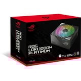 ASUS ROG Loki SFX-L Platinum alimentation  modulaire 1000 watt Noir, 1x 12V-2x6, 3x PCIe, 1000 W, 100 - 240 V, 110 W, 1000 W, 110 W, 9,6 W