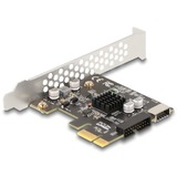 DeLOCK Carte PCI Express x1 > USB interne 5 Gbps Type-E + connecteur USB 19 broches, Contrôleur USB 
