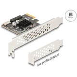 DeLOCK Carte PCI Express x1 > USB interne 5 Gbps Type-E + connecteur USB 19 broches, Contrôleur USB 
