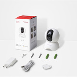 Foscam Caméra wifi X5 avec détection IA des personnes, Caméra de surveillance Blanc, 5 MP