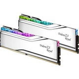 G.Skill 32 Go DDR5-7200 Kit, Mémoire vive Argent, F5-7200J3445G16GX2-TR5S, Trident Z Royal, LED RGB, XMP 3.0