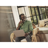 Jabra Evolve3 75 casque on-ear Noir, Unified Communications (UC), Link390 USB-A, Wireless Charger