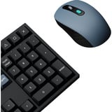 Keychron Clavier B36 + souris BM25, set de bureau Noir/gris, Layout BE, Mécanique des ciseaux, BE Layout, Scissor switches, Bluetooth, 2.4GHz