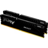 Kingston FURY Beast 64 Go DDR5-6000 (2x 32 Go) mémoire vive Noir, KF560C30BBEK2-64, XMP 3.0, EXPO 1.1