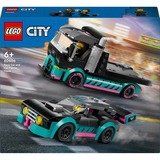 LEGO City - La voiture de course et le camion de transport de voitures, Jouets de construction 60406