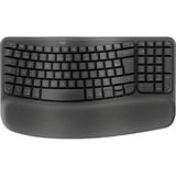 Logitech Wave Keys clavier Noir, Layout BE (AZERTY)