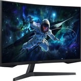 SAMSUNG Odyssey G5 G55C 32" Moniteur gaming incurvé  Noir, 1x HDMI, 1x DisplayPort, 165 Hz