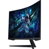 SAMSUNG Odyssey G5 G55C 32" Moniteur gaming incurvé  Noir, 1x HDMI, 1x DisplayPort, 165 Hz