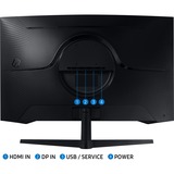 SAMSUNG Odyssey G5 G55C 32" Moniteur gaming incurvé  Noir, 1x HDMI, 1x DisplayPort, 165 Hz