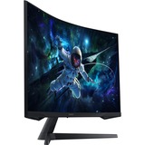 Samsung Odyssey G5 G55C 32" Moniteur gaming incurvé Noir, 1x DisplayPort, 1x HDMI, 165 Hz