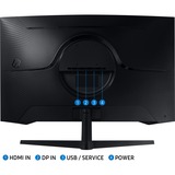 Samsung Odyssey G5 G55C 32" Moniteur gaming incurvé Noir, 1x DisplayPort, 1x HDMI, 165 Hz