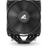 Sharkoon A60 Refroidisseur CPU Noir, Connecteur de ventilateur PWM à 4 broches