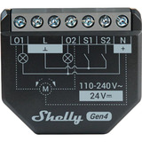 Shelly 2PM Gen4, Relais Noir, Wifi, Bluetooth