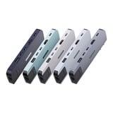 Sitecom 6-en-2 MacBook Air Multiport Hub, Station d'accueil Bleu clair