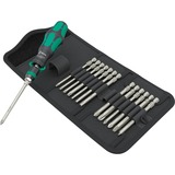Wera Kraftform Kompakt 838 RA-R M Set 1, Set d'embouts de vissage Noir/Vert, 15 pièces