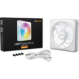 be quiet! Light Wings Pro IO 140mm Expansion ventilateur de boîtier RGB  Blanc, 140 x 140 x 28 mm