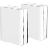 ASUS ZenWiFi BQ16 Quad Band 2er Pack, Routeur Blanc, Blanc, Interne, Énergie, Tri-bande (2,4 GHz / 5 GHz / 6 GHz), Wi-Fi 7 (802.11be), 11529 Mbit/s