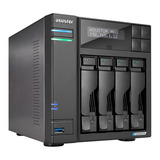 Asustor Lockerstor 4 Gen2+ AS6704T v2, NAS Noir, 2x 5G LAN, HDMI, USB