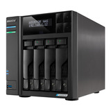 Asustor Lockerstor 4 Gen2+ AS6704T v2, NAS Noir, 2x 5G LAN, HDMI, USB