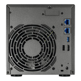 Asustor Lockerstor 4 Gen2+ AS6704T v2, NAS Noir, 2x 5G LAN, HDMI, USB
