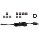 Corsair K70 RGB TKL CHAMPION SERIES clavier gaming mécanique Noir, Layout BE (AZERTY), Corsair OPX, 80% (TKL), LED RGB, TKL, PBT double-shot