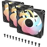 Corsair RS120-R ARGB PWM Reverse ventilateurs de boîtier Noir, 3 pièces, 120 x 120 x 25 mm