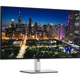 Dell Moniteur UltraSharp 32 4K Thunderbolt hub - U3225QE 31.5"  Noir/Argent, 1x HDMI, 2x DisplayPort (1x sortie, 1x entrée), 1x Thunderbold 4, 120 Hz