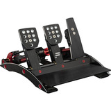 Fanatec ClubSport Pedals V3, Pédales Noir/Rouge, PC, PS4 Ready, XBox One Ready