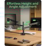 ICY BOX IB-MS702-T, Support de moniteur Noir