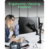 ICY BOX IB-MS702-T, Support de moniteur Noir