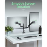 ICY BOX IB-MS702-T, Support de moniteur Noir