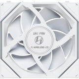 Lian Li UNI FAN TL 120 LCD Wireless ventilateurs de boîtier RGB  Blanc, 3 pièces, 120 x 124 x 28 mm, PWM, 1x 9 broches USB, contrôleur inclus