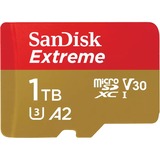 SanDisk Extreme microSDXC 1 To, Carte mémoire UHS-I U3, Class 10, V30, A2